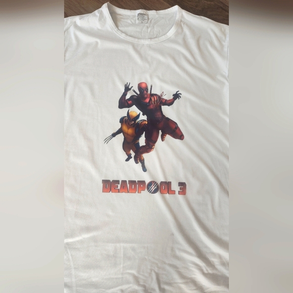 Custom made Deadpool 3 Wolverine T-shirt - Picture 3 of 5